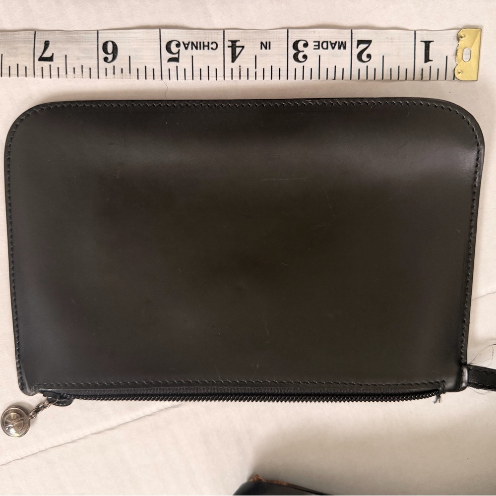Vintage Gucci Black Leather G logo Buckle Hobo Bag with Attached Mini Bag - Picture 12 of 16